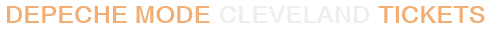 Depeche Mode Cleveland Tickets